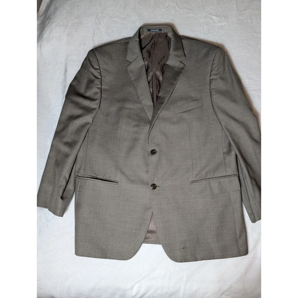 Jos. A. Bank 1906 Custom Made Brown Blazer Sport Coat Men Two Button Academia